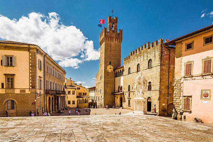 Platz in Arezzo 