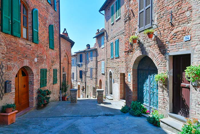 Città della Pieve - mittelalterliche Bauten