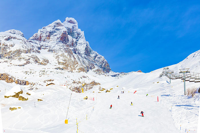 Breuil-Cervinia im Matterhorn Skiparadies