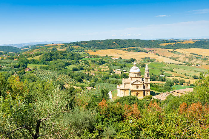 Kirche Madonna di San Biagio nahe Montepulciano