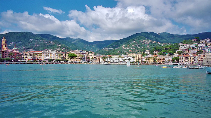 Blick auf Rapallo 