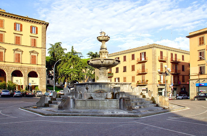 Viterbo - Brunnen "Fontana di Piazza della Rocca"
