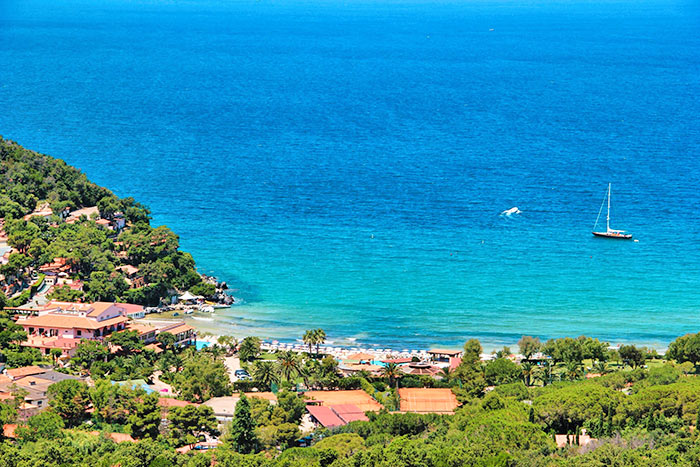 La Biodola Strand nahe Procchio