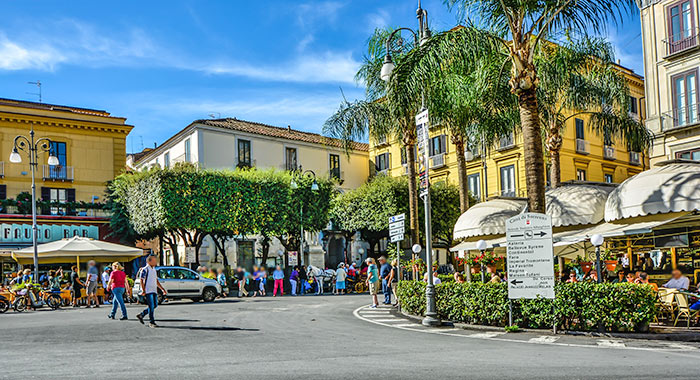 Platz in Sorrento