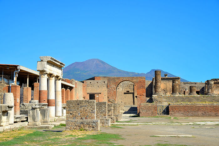 Geografie Italiens - Vesuv und Pompej 