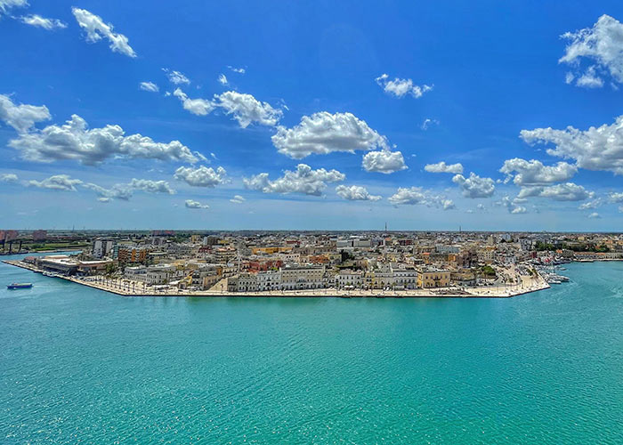 Brindisi - Stadtpanorama 