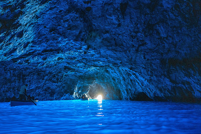 Blaue Grotte nahe Capri 