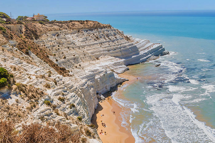 Scala dei Turchi auf Sizilien 