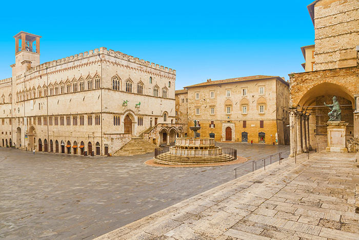 Hauptplatz von Perugia 